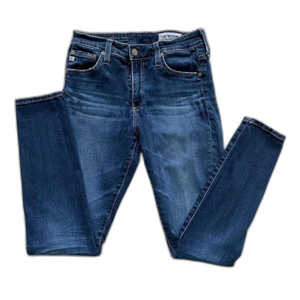 Adriano Goldschmied Farrah High-Rise Skinny Ankle Blue Jeans 27R